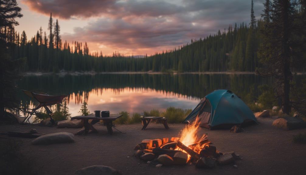 top camping spots idaho