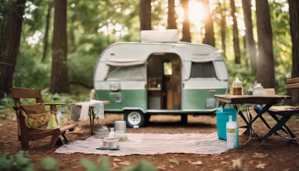 top pop up camper cleaners