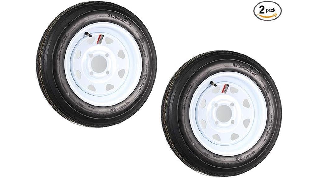 trailer tire rim set