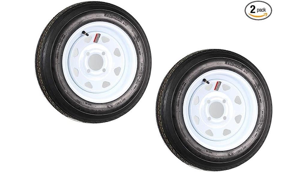 trailer tire rim set