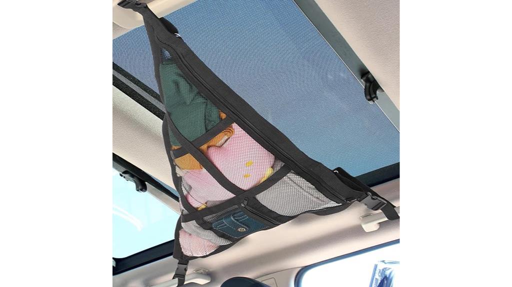 travel ceiling cargo net