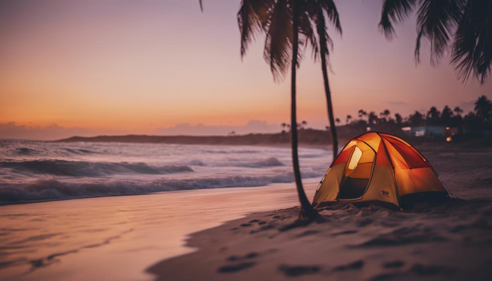 unforgettable california beach camping