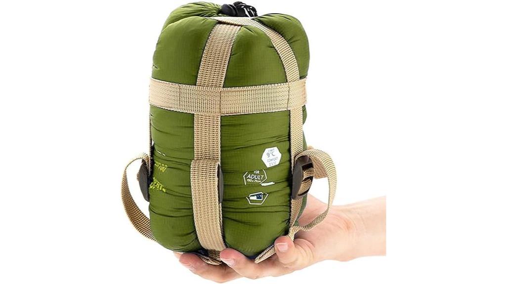 warm weather camping sleeping bag