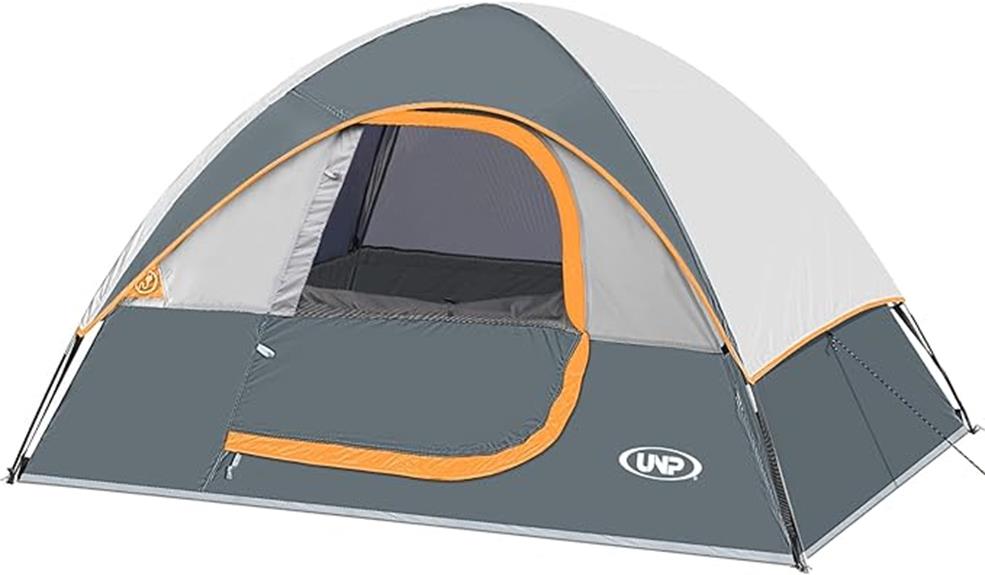 waterproof dome tent 4 person