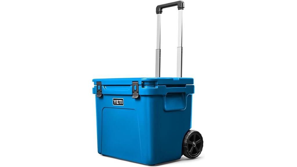 wheeled cooler with handle