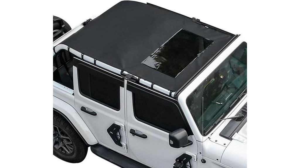 wrangler jlu sun shade