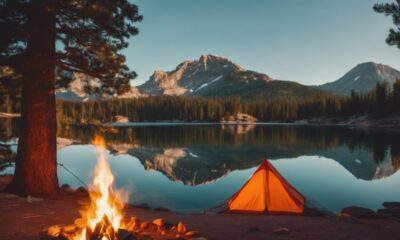 scenic camping in mammoth