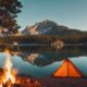 scenic camping in mammoth