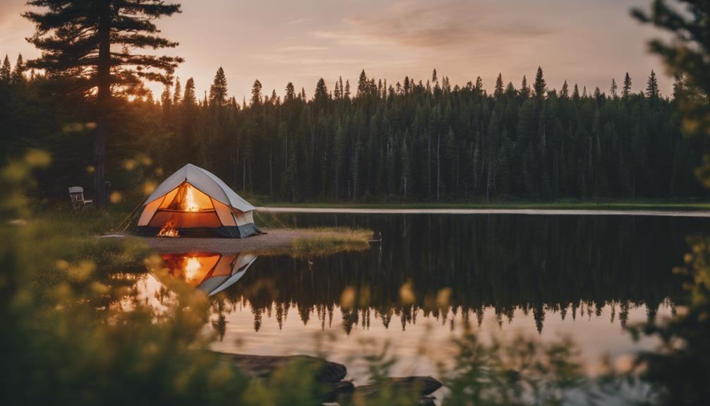 top minnesota tent campsites