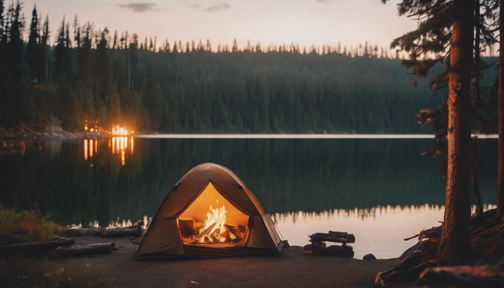 waterfront camping in washington