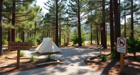 allergy friendly campsite initiatives