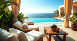 aromatherapy enhances outdoor luxury