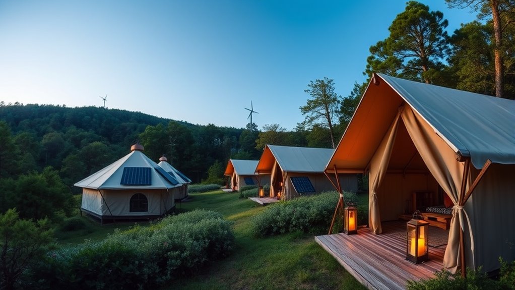 eco friendly luxury camping