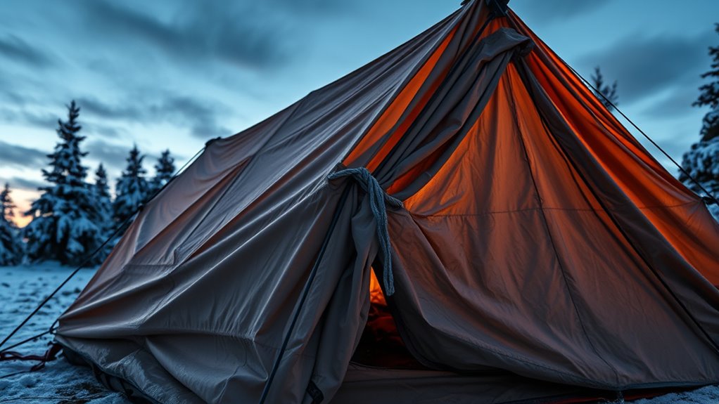 layering tarps for warmth
