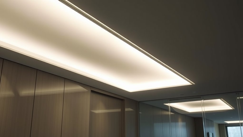 minimize visible light emission