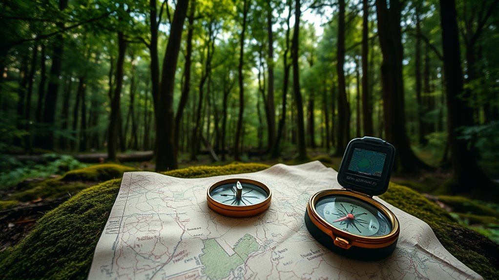 navigation tool reliability in forests