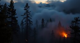 nighttime mountain adventure