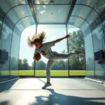 pitch practice at wind tunnels