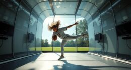 pitch practice at wind tunnels