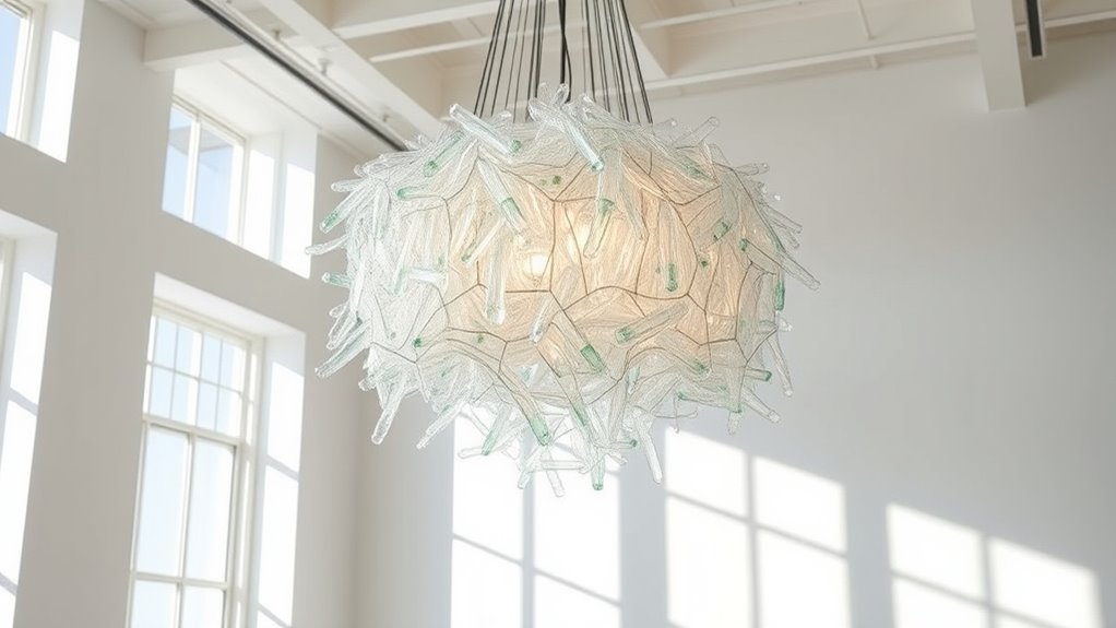 recycled ocean plastic lighting