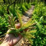 spring edible plant foraging