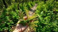 spring edible plant foraging