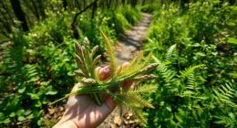 spring edible plant foraging