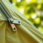 tent door zipper maintenance