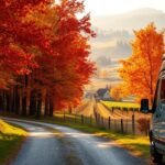 autumn campervan travel routes