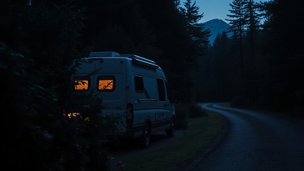 campervan stealth camping safety