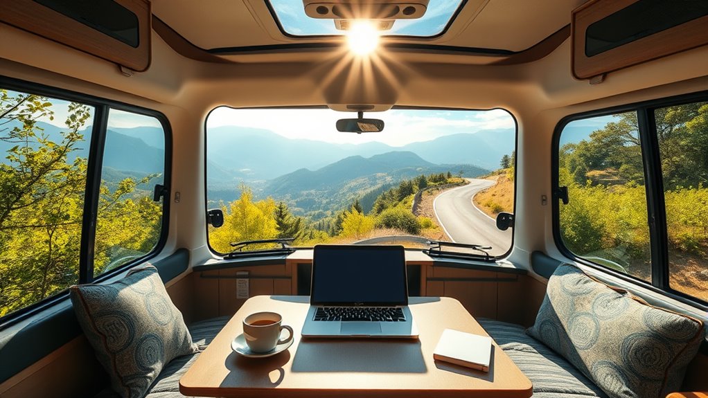 campervan work cation planning