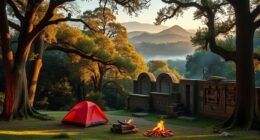 camping at historic landmarks
