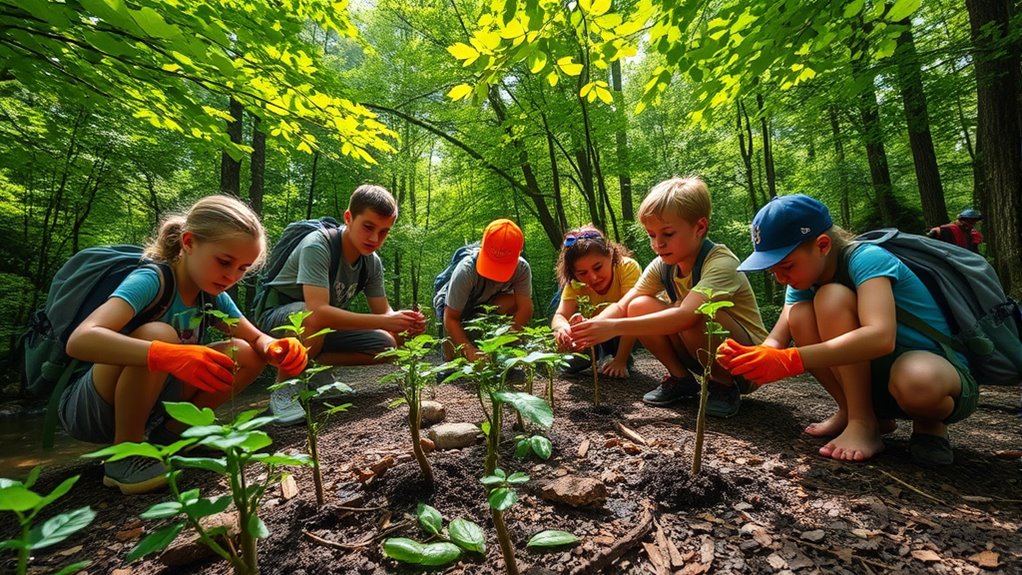 Participating in Conservation Projects During Camping Trips 3 camping conservation and wildlife preservation