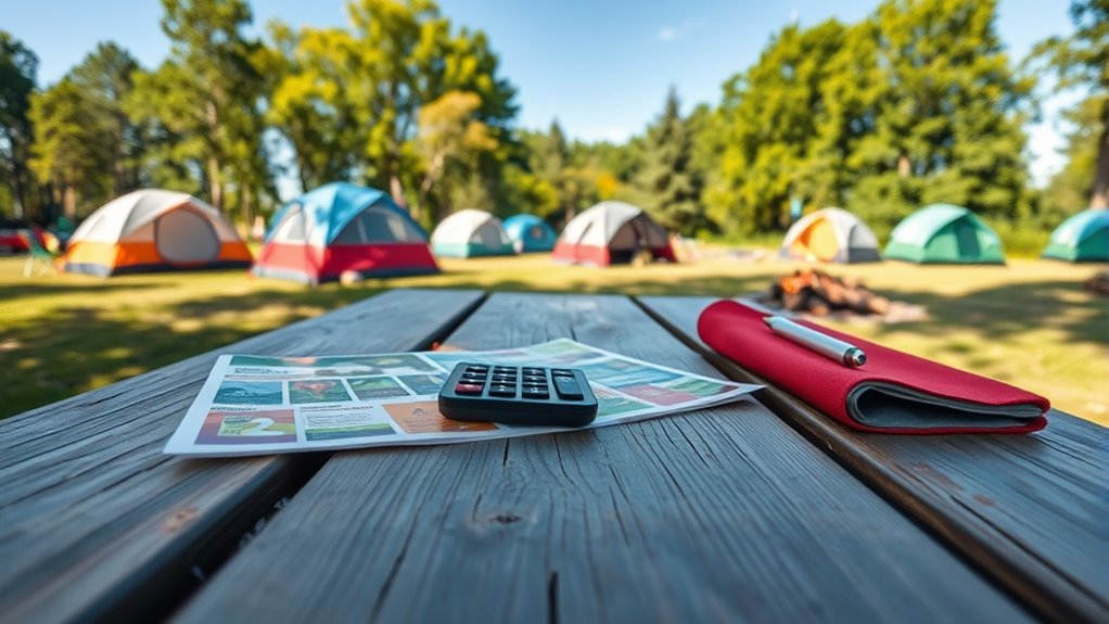 camping fee budgeting tips