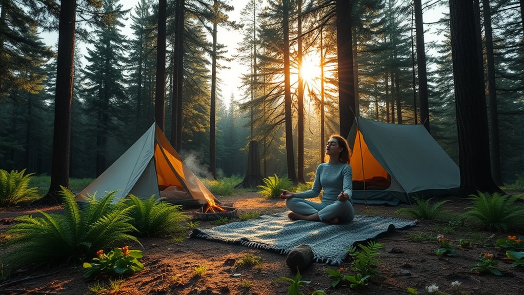 camping promotes mental well being