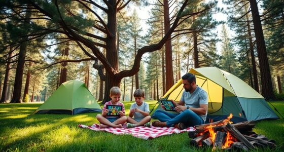 camping with children safely