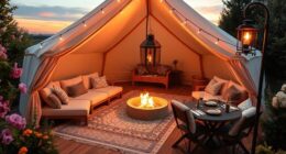 create personalized outdoor luxury