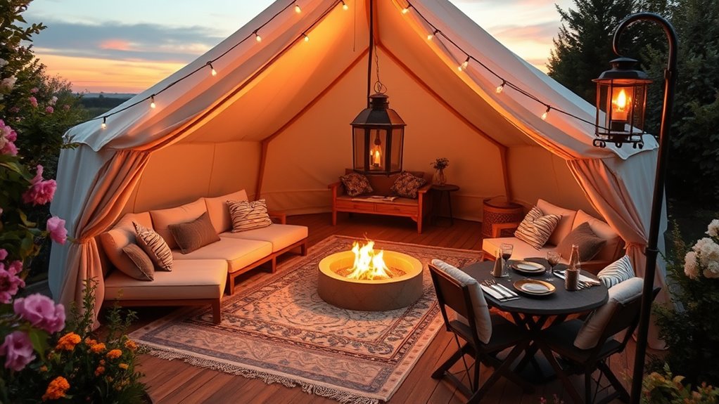 create personalized outdoor luxury