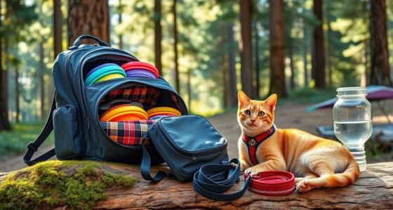 dog and cat camping essentials