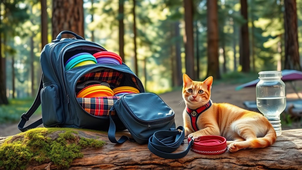 dog and cat camping essentials
