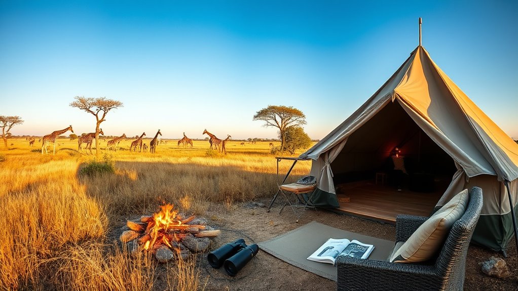 eco conscious safari camping benefits