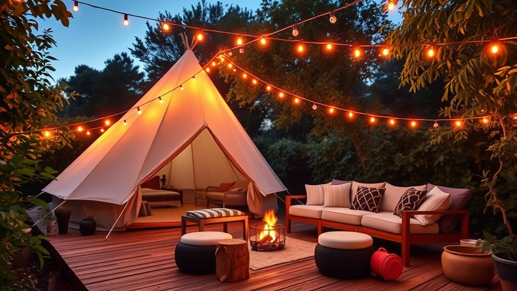 eco friendly backyard retreat