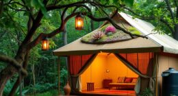 eco friendly glamping construction