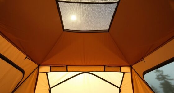 ensure proper tent ventilation