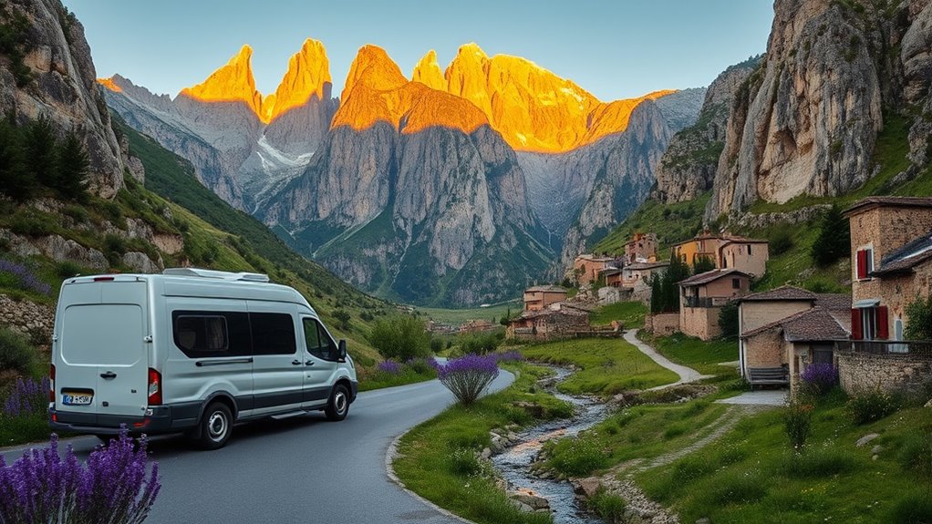 europe campervan travel destinations