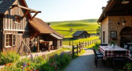 european farm stay camps