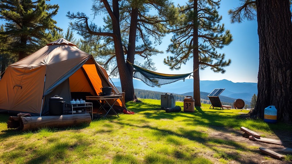 extended camping gear management