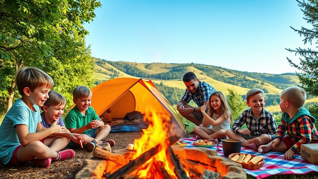 Planning a Family Camping Trip: Engaging Activities for All Ages 3 family camping bond building activities