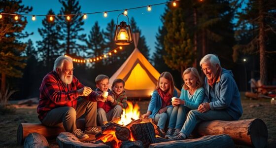 family camping trip traditions