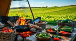 farm to table camping experiences